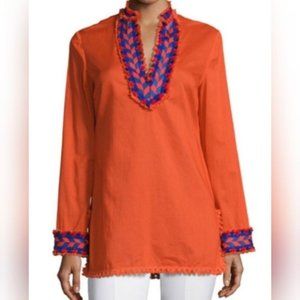 NWOT Tory Burch  Sheer Cotton Tunic size 4